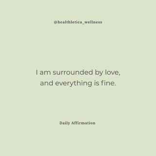 Let this be your gentle reminder: even in the chaos, calm is possible. At Healthletica, we hold space for your breath, your body, and your becoming. 💚 

#AffirmationPractice #Healthletica #WellnessWithHeart #WellnessJourney #YogaForLife #DailyAffirmation