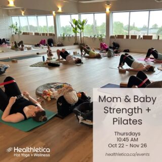 ✨ Mom & Baby Strength + Pilates — Starts Oct 22 ✨

Feel strong, supported, and energized in your postpartum journey.

Our Mom & Baby Strength + Pilates class blends Pilates‑based movement with functional strength training to help you rebuild confidence and move with ease — all while your little one relaxes and explores beside you.

What you’ll experience:
👉🏻Core & pelvic floor work to support postpartum recovery
👉🏻Functional strength for everyday mom life
👉🏻A fun, welcoming community of moms
👉🏻Modifications + advancements for every fitness level
👉🏻A calm, relaxed environment for your baby to explore

Join us for a great workout you get to enjoy with your little one — and alongside other wonderful moms. 💞

6‑week series 
📅 Thursdays at 10:45AM
🗓 Oct 22 – Nov 26
👩‍🏫 With Angela Wallace @nutrition.for.families

Register: healthletica.ca/events

#momandbaby #boltonontario #caledon #momlove
#Healthletica