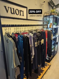 Select Vuori pieces are now 20% off!
High‑quality athleisure for yourself or someone on your holiday list — once these pieces are gone, they’re gone.
Soft fabrics, thoughtful design, and performance you can feel. Come shop the collection while it lasts.
✨ 1-year members and staff get an additional 10% off the sale price!