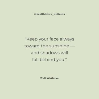 A gentle reminder that where we place our attention shapes how we feel. Keep leaning toward what nourishes you. ☀️